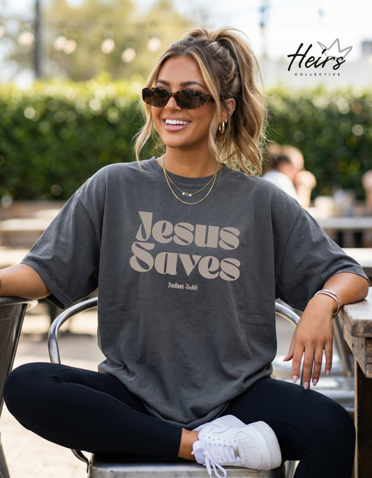 JESUS SAVES T-SHIRT