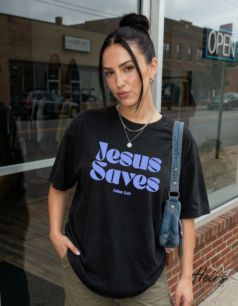 JESUS SAVES T-SHIRT