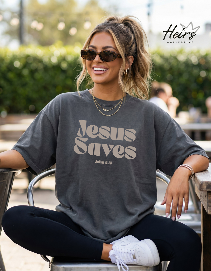 JESUS SAVES T-SHIRT