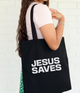 JESUS SAVES TOTE